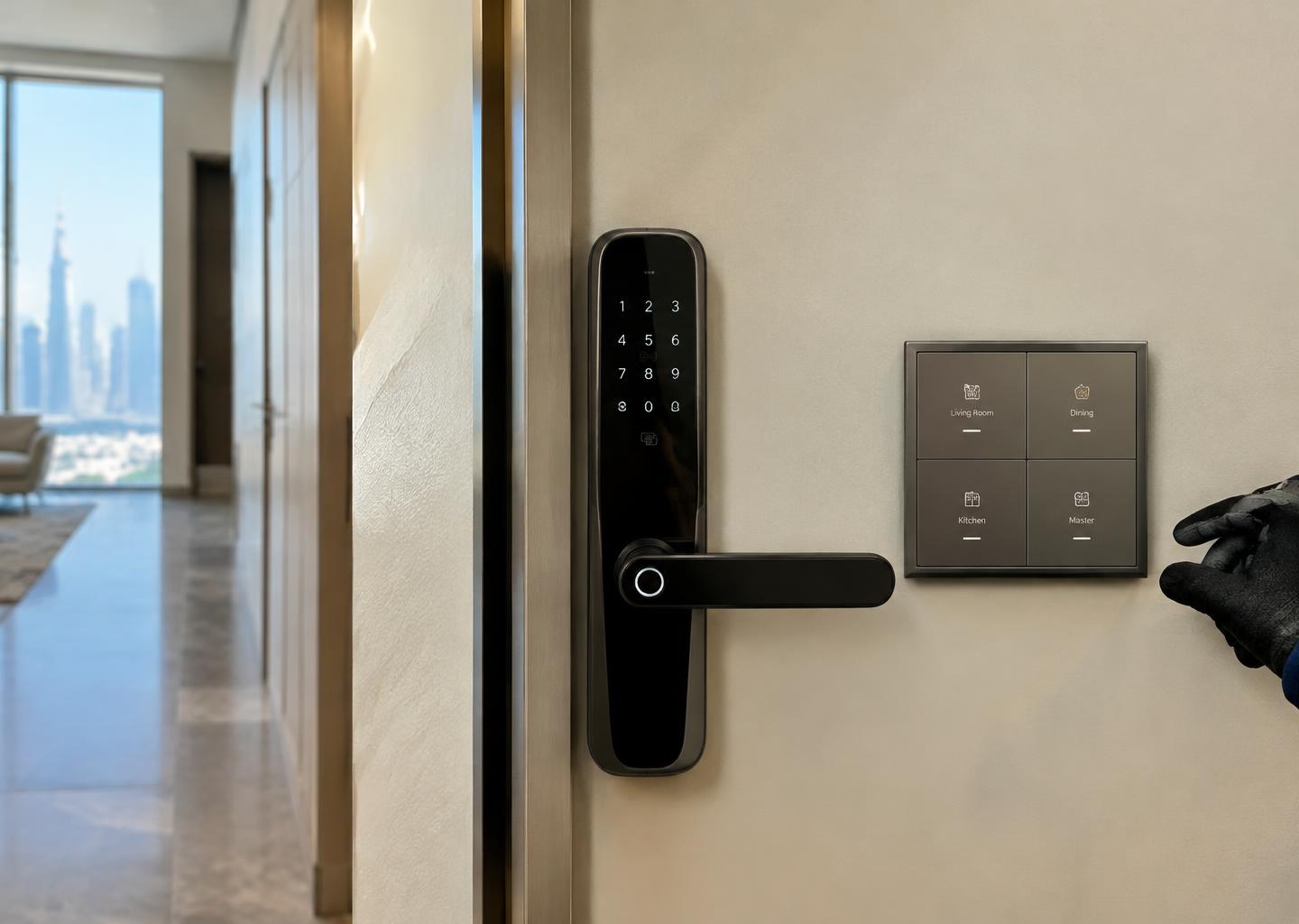 Smart switch being fitted